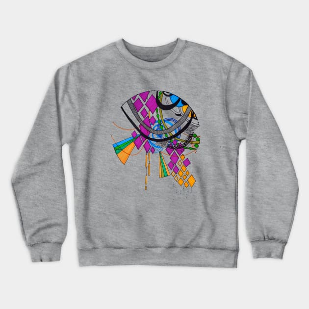 Dangling Designs Crewneck Sweatshirt by KreativCorner